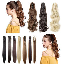 Load image into Gallery viewer, Clip in Jaw Ponytail Hairpiece Hair Extension Wig Store 
