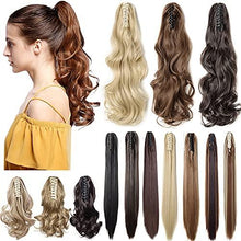 Load image into Gallery viewer, Clip in Jaw Ponytail Hairpiece Hair Extension Wig Store 
