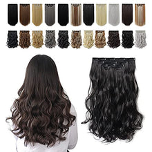 Load image into Gallery viewer, Heat Friendly Clip on Hair Extensions Set Hair &amp; Beauty Canada 
