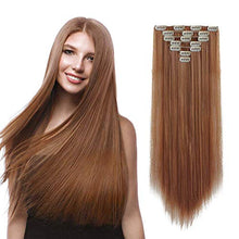 Load image into Gallery viewer, Heat Friendly Clip on Hair Extensions Set Hair &amp; Beauty Canada 
