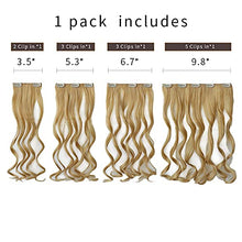 Load image into Gallery viewer, Heat Friendly Clip on Hair Extensions Set Hair &amp; Beauty Canada 
