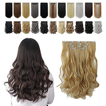 Load image into Gallery viewer, Heat Friendly Clip on Hair Extensions Set Hair &amp; Beauty Canada 
