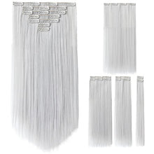 Load image into Gallery viewer, Heat Friendly Clip on Hair Extensions Set Hair &amp; Beauty Canada 
