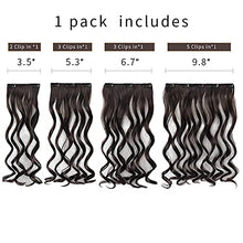 Load image into Gallery viewer, Heat Friendly Clip on Hair Extensions Set Hair &amp; Beauty Canada 
