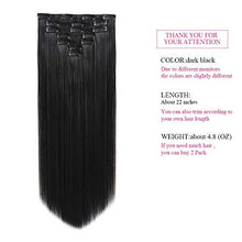Load image into Gallery viewer, Heat Friendly Clip on Hair Extensions Set Hair &amp; Beauty Canada 
