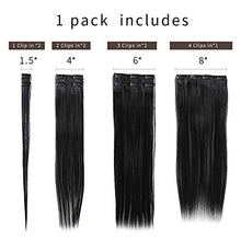 Load image into Gallery viewer, Heat Friendly Clip on Hair Extensions Set Hair &amp; Beauty Canada 
