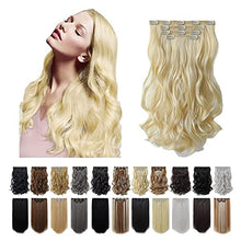 Load image into Gallery viewer, Heat Friendly Clip on Hair Extensions Set Hair &amp; Beauty Canada 
