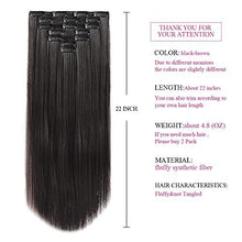 Load image into Gallery viewer, Heat Friendly Clip on Hair Extensions Set Hair &amp; Beauty Canada 
