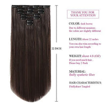 Load image into Gallery viewer, Heat Friendly Clip on Hair Extensions Set Hair &amp; Beauty Canada 
