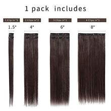Load image into Gallery viewer, Heat Friendly Clip on Hair Extensions Set Hair &amp; Beauty Canada 
