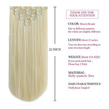 Load image into Gallery viewer, Heat Friendly Clip on Hair Extensions Set Hair &amp; Beauty Canada 
