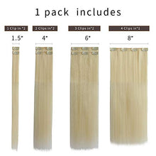 Load image into Gallery viewer, Heat Friendly Clip on Hair Extensions Set Hair &amp; Beauty Canada 
