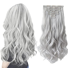 Load image into Gallery viewer, Heat Friendly Clip on Hair Extensions Set Hair &amp; Beauty Canada 
