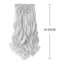Load image into Gallery viewer, Heat Friendly Clip on Hair Extensions Set Hair &amp; Beauty Canada 
