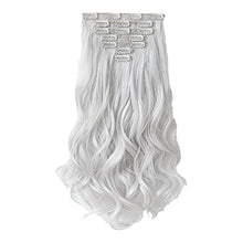 Load image into Gallery viewer, Heat Friendly Clip on Hair Extensions Set Hair &amp; Beauty Canada 
