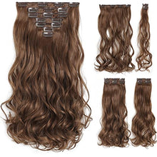 Load image into Gallery viewer, Heat Friendly Clip on Hair Extensions Set Hair &amp; Beauty Canada 
