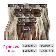 Load image into Gallery viewer, Heat Friendly Clip on Hair Extensions Set Hair &amp; Beauty Canada 
