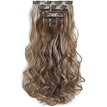 Load image into Gallery viewer, Heat Friendly Clip on Hair Extensions Set Hair &amp; Beauty Canada 
