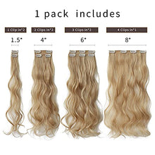 Load image into Gallery viewer, Heat Friendly Clip on Hair Extensions Set Hair &amp; Beauty Canada 
