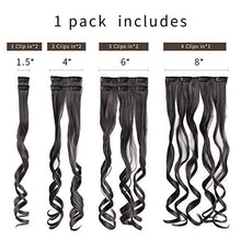 Load image into Gallery viewer, Heat Friendly Clip on Hair Extensions Set Hair &amp; Beauty Canada 
