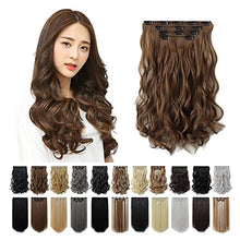 Load image into Gallery viewer, Heat Friendly Clip on Hair Extensions Set Hair &amp; Beauty Canada 

