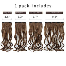 Load image into Gallery viewer, Heat Friendly Clip on Hair Extensions Set Hair &amp; Beauty Canada 
