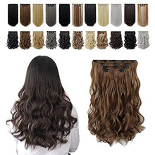 Load image into Gallery viewer, Heat Friendly Clip on Hair Extensions Set Hair &amp; Beauty Canada 
