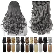 Load image into Gallery viewer, Heat Friendly Clip on Hair Extensions Set Hair &amp; Beauty Canada 

