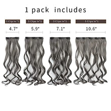 Load image into Gallery viewer, Heat Friendly Clip on Hair Extensions Set Hair &amp; Beauty Canada 
