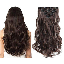 Load image into Gallery viewer, Heat Friendly Clip on Hair Extensions Set Hair &amp; Beauty Canada 
