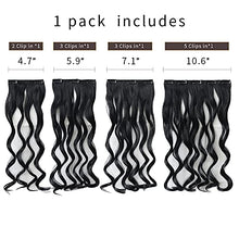 Load image into Gallery viewer, Heat Friendly Clip on Hair Extensions Set Hair &amp; Beauty Canada 
