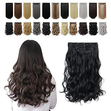 Load image into Gallery viewer, Heat Friendly Clip on Hair Extensions Set Hair &amp; Beauty Canada 
