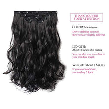 Load image into Gallery viewer, Heat Friendly Clip on Hair Extensions Set Hair &amp; Beauty Canada 
