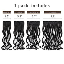 Load image into Gallery viewer, Heat Friendly Clip on Hair Extensions Set Hair &amp; Beauty Canada 
