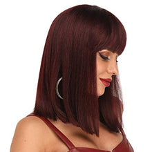 Load image into Gallery viewer, Heat Resistant Synthetic Bob Wig with Bangs Wig Store
