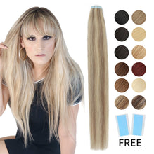 Load image into Gallery viewer, Invisible Skin Weft Tape in Human Hair Extensions Wig Store
