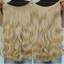 Load image into Gallery viewer, Invisible Wire Heat Friendly Halo Hair Extension Wig Store
