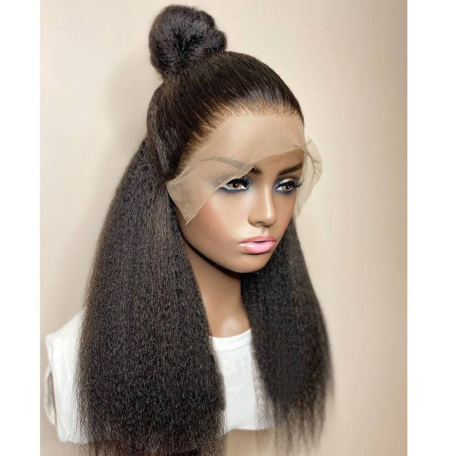 Kinky Straight Synthetic Lace Front Wig Wig Store