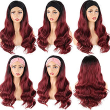 Load image into Gallery viewer, Long Pink Rooted Ombre Headband Wig Wig Store

