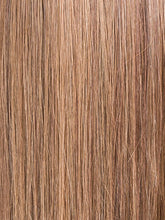 Load image into Gallery viewer, CHOCOLATE ROOTED 830.27.9 | Medium Brown blended with Light Auburn, Dark Strawberry Blonde and Medium Warm Brown Blend with Shaded Roots
