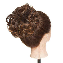 Load image into Gallery viewer, Messy Curly Bun with Combs Wig Store
