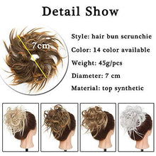 Load image into Gallery viewer, Messy Curly Bun with Combs Wig Store
