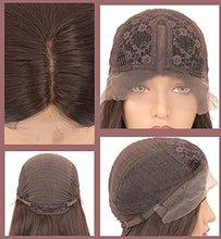 Load image into Gallery viewer, Mocha Brown Lace Front Wig with Middle Part Wig Store
