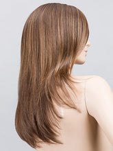 Load image into Gallery viewer, CHOCOLATE ROOTED 830.6.27 | Dark and Medium Brown Blended with Light Auburn Brown and Dark Strawberry Blonde with Shaded Roots

