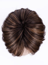Load image into Gallery viewer, CHOCOLATE ROOTED 830.6.27 | Dark and Medium Brown Blended with Light Auburn Brown and Dark Strawberry Blonde with Shaded Roots
