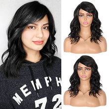 Load image into Gallery viewer, Premium Heat Resistant Wavy Synthetic Wig with Side Part Wig Store
