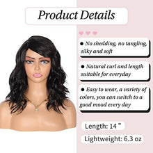 Load image into Gallery viewer, Premium Heat Resistant Wavy Synthetic Wig with Side Part Wig Store
