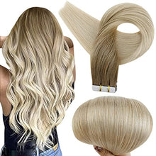 Load image into Gallery viewer, Remy Human Hair Tape Extensions 20 Pcs Wig Store
