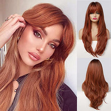 Load image into Gallery viewer, Rooted and Layered Auburn Synthetic Wig Wig Store
