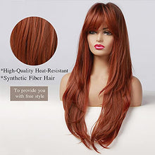 Load image into Gallery viewer, Rooted and Layered Auburn Synthetic Wig Wig Store
